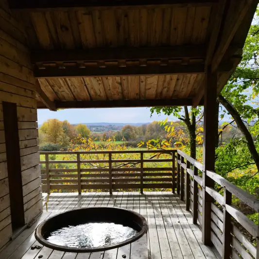 cabane et spa normandie