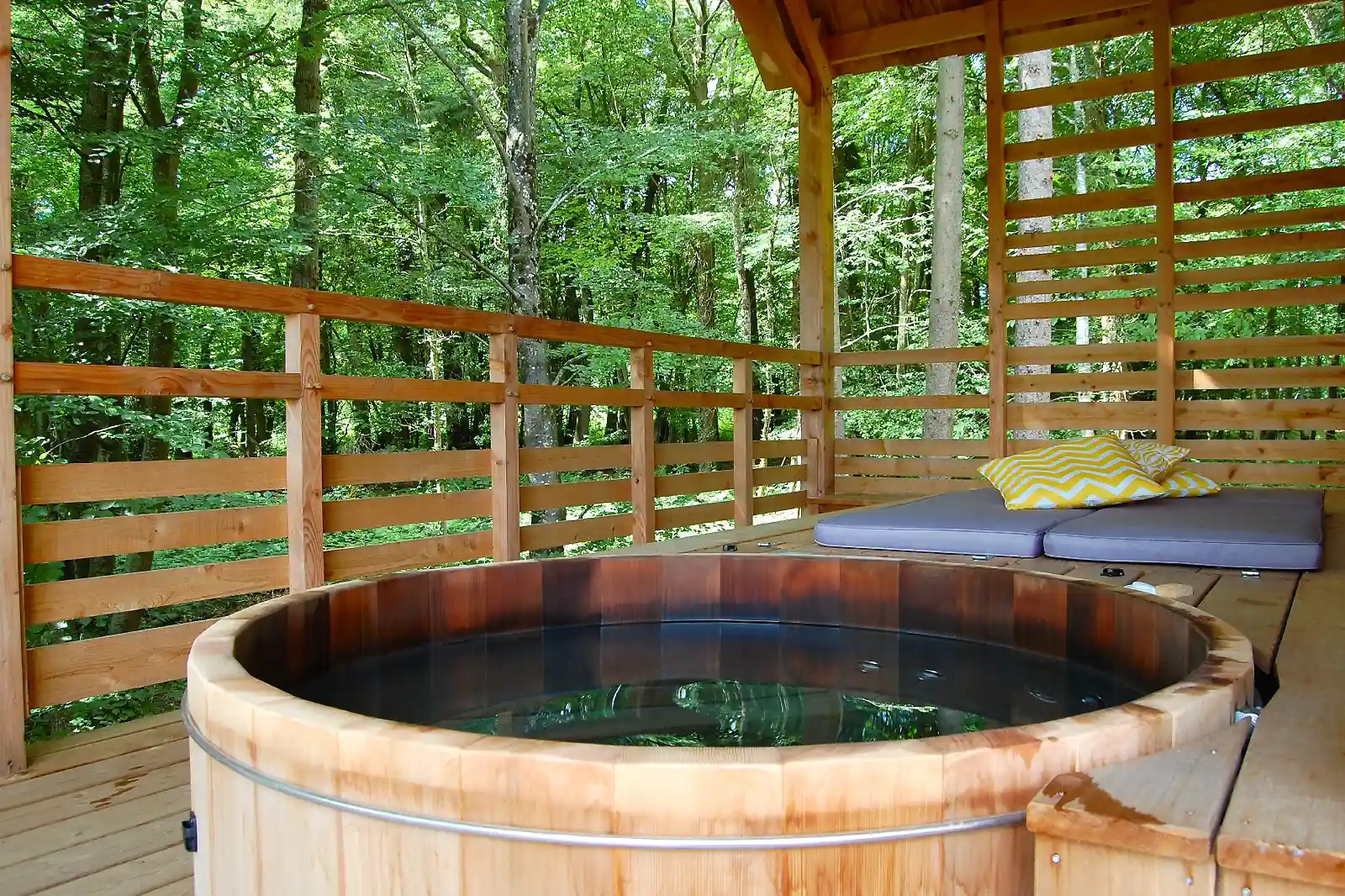cabane et spa privatif normandie